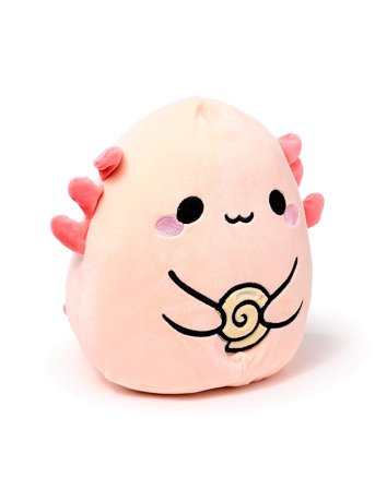 Puckator Squidglys Scratch The Adorasaur Reversible Glow In The Dark Plush Toy - Pink - ONE SIZE