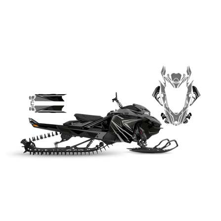 Dekalkit SweTown Eagle Grå - Lynx Xtrim RE 3500 850 E-Tec 2018-2018