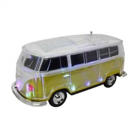 WS-267BT Kristallformad Bilbuss Bluetooth Högtalare med TF USB FM AUX Handsfree LED