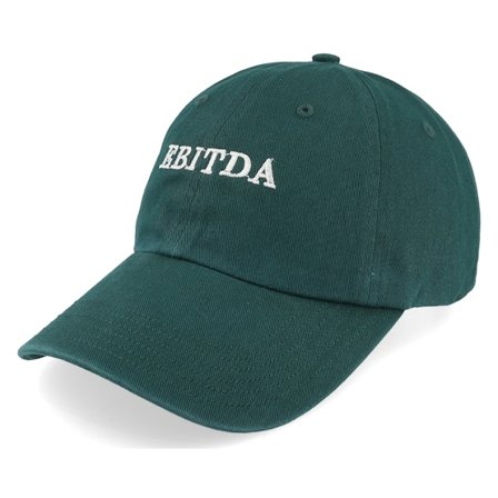 Iconic - Grønn unconstructed Caps - "Ebitda Dark Green Dad Cap " @ Hatstore