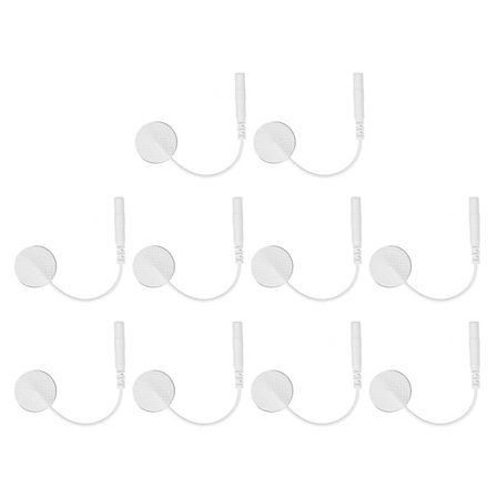 10 st NonWoven Tyg Elektrod Pad Fysioterapi Elektrod Patches Tillbehör 2cm