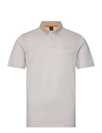 Peoxfordnew Tops Polos Short-sleeved Beige BOSS