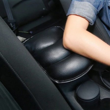 1x Armleneputedeksel Midtkonsoll PU-Lærpute Matte Ca