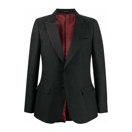 Gucci, Blazer Zwart, Heren, Maat:L,Katoen