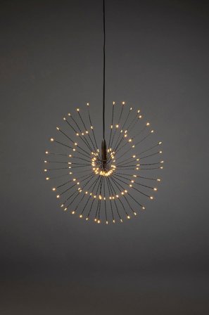 Konstsmide - Dekor naked wire 25 cm - Svart - Dekorativ julebelysning - Fra Homeroom