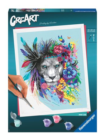Ravensburger Creart Boho Lion - Multi/patterned - ONE SIZE