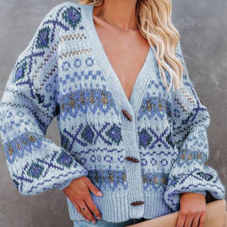 Print Tröjor Med Öppen Front För Dam Med Tryckt Tröja