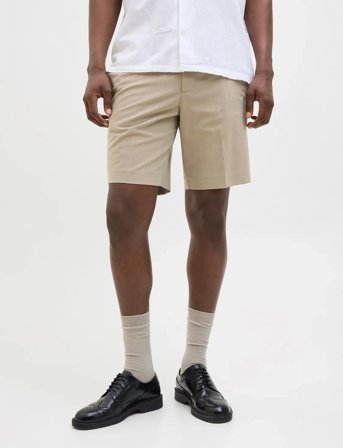 Jack & Jones Jpstace Leo Chino Shorts Srt Sn - Beige - L