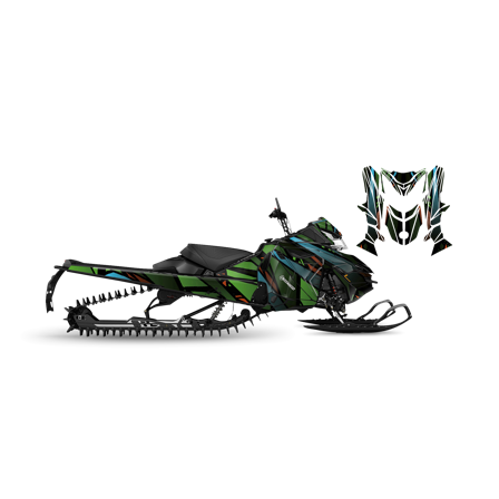 Tarrasarja SweTown Far Cry Vihreä - Lynx Xtrim RE 3500 600 E-Tec 2017-2018