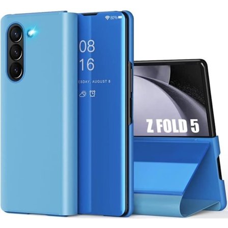 Skydd - för Samsung Galaxy Z Fold 5 - Stötabsorberande - Spegeleffekt - Heltäckande skydd