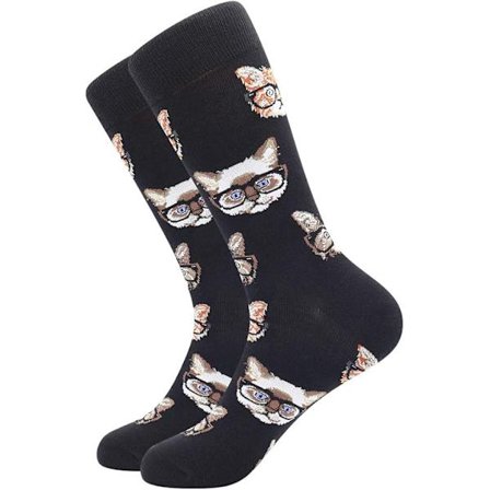 "Herre bomullsokker - Fineste kjemmet bomullsokker, kule dressokker M"