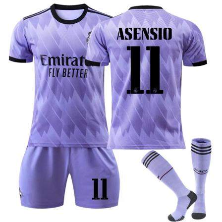 22-23 Real Madrid säsongströja för vuxna set NO.11 Asensio 24