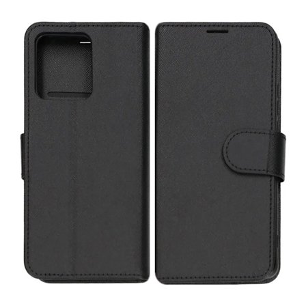 Motorola Edge 40 Neo 5G Plånboksfodral med Stativ - Svart