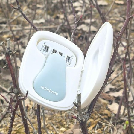 Bærbar barberhøvel med 5 blader for kvinner - Uten parfyme, egnet for hårfjerning på kroppen og barbering på reise, med oppbevaringsetui