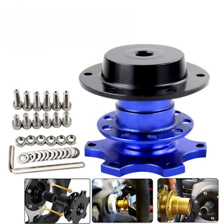 Universal rattnav till 6 hål, snabbkoppling för ratt