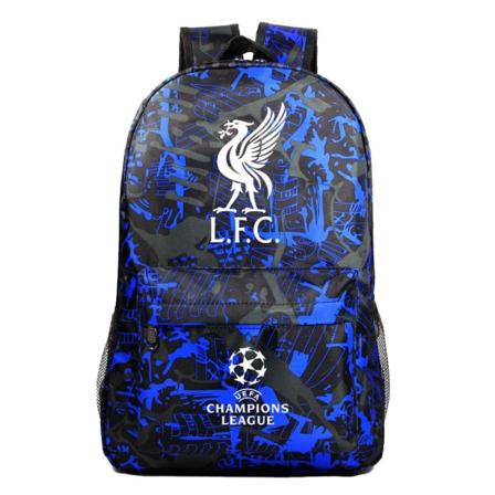 Ny stil Graffiti Liverpool Uefa Champions League Skulder Bag Fan Ryggsekk Student Skole Bag Oppbevarings Bag-WELLNGS