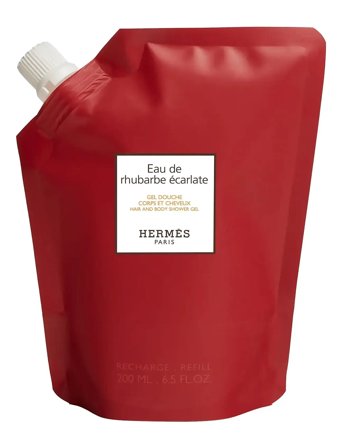 HERMÈS Eau De Rhubarbe Écarlate, Hair And Body Shower Gel Refill - Nude - 200 ML