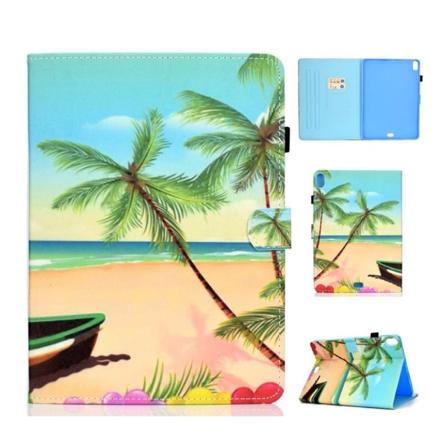 iPad Pro 11" (2018) mønstered læder flip etui - Havudsigt Multicolor