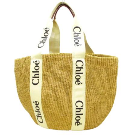 Chloé Pre-owned, Pre-owned Canvas totes Beige, Dames, Maat:ONE Size,leather