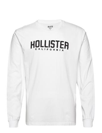 Hco. Guys Graphics T-Langærmet Skjorte Hvid Hollister