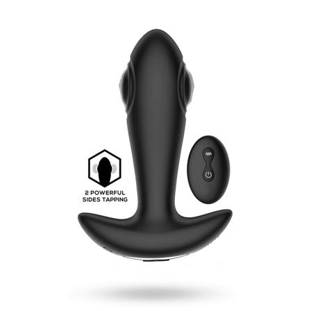 Milton Dual Tapping Anal Plug With Remote - Vuxen.se - Analvibrator, Vibrerande butt plug