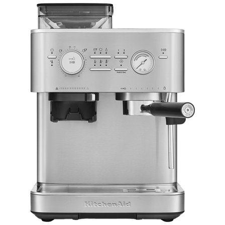 Kitchenaid Espressomaskine med kaffekværn, stainless steel | KitchenOne