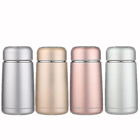 [CA] 320 ml Mini Søte Kaffevakuumflasker Termos Rustfritt Stål Reise Drikke Vannflaske Termoser Kopper Og Krus Rose Gull