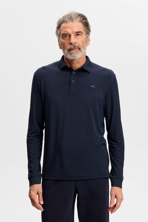 J.Lindeberg - Florian LS Polo - Golf - Blue - Men - S