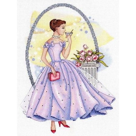 Broderikit MP Studia "Frukost hos Tiffany's" 25x32 cm