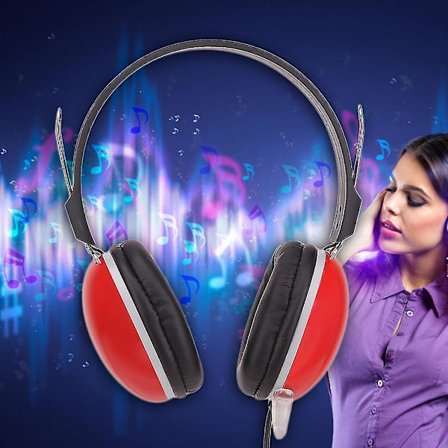 Langallinen pelikuulokkeet OMTP-mikrofonilla 3,5 mm PC:lle