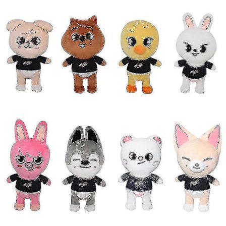 Stray Kids Skzoo Stray Children Pehmolelu Leeknow Hyunjin Leikki