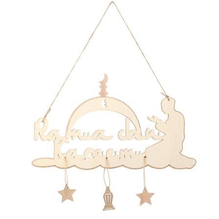Eid Mubarak anheng trepynt Ramadan Kareem dekorasjon C