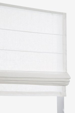 Hasta - Linnea laskosverho - Valkoinen - Laskosverhot - 80 - - Homeroom