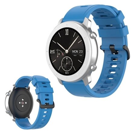 Amazfit GTR 42mm / GTS klockarmband i silikon - Himmelsblå