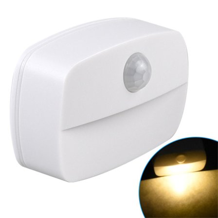 Motion Sensor Led Night Light Battery Powered Indoor Closet Cabinet Wall Ca