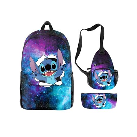 Stitch Tredelad Student Ryggsäck 14