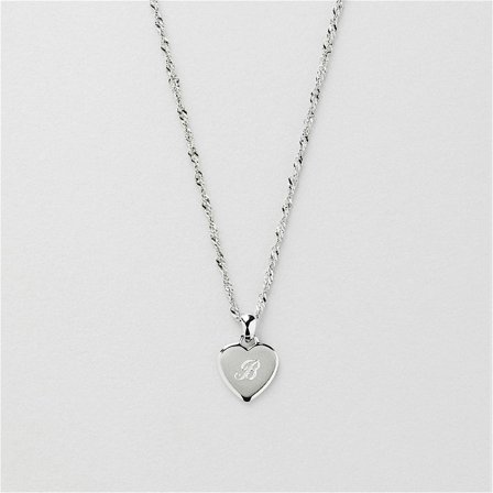Tuva Heart Necklace Engraving