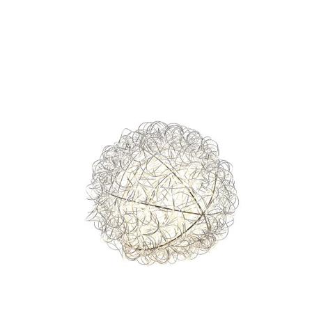 Konstsmide 3514-303 Dekorasjonsball sølv, varmhvit 25 cm, Belysning