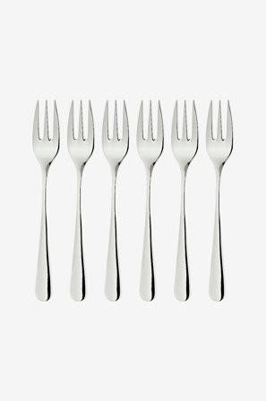 Dorre - Dessertgafler Classic 6 stk. - Sølvfarvet - Bestik - Fra Homeroom