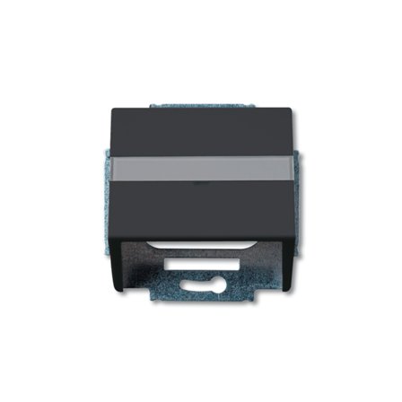 ABB Impressivo 1758-885 Teleuttag matt svart, DKS-system, Strömbrytare & vägguttag