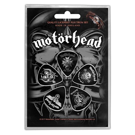 Motorhead Bad Magic Plectrum (5-pack) One Size Svart/Vit