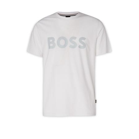 Hugo Boss, T-Shirts Biały, Mężczyzna, Rozmiar: S