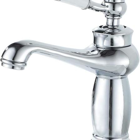 Kylpyhuoneen allashanalle tarkoitettu hana, yksivipuinen kylpyhuonehana kromattu, sopii altaalle tai