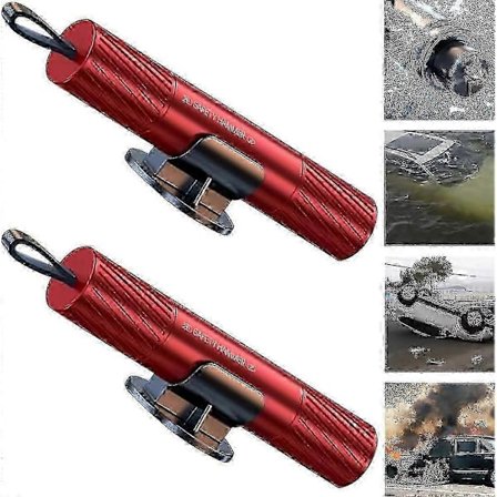 2025 Säkerhetshammare Nödverktyg Med Glaskross Säkerhetsbältesskärare För Användning Under Vatten