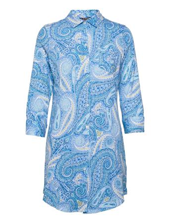 Lrl 3/4 Sl. Sleepshirt Top Multi/mønstret Lauren Ralph Lauren Homewear