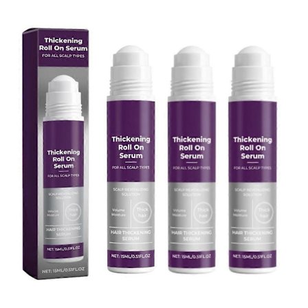 Fortykkende Roll-On Serum Hårvækst Serum Hovedbundsbehandlinger Reducerer Hårtab Hårvækst Serum Roll-on til Kvinder