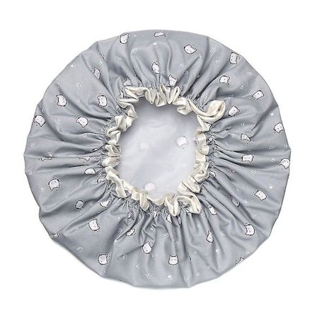 Hjemme badehætte elastisk hovedhår hætte brusebad cap kvinder vandtæt fortykket