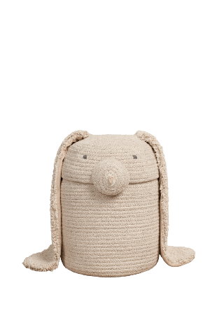 LORENA CANALS Korg För Barn Babyleksaker Unisex Vit Ø25X30 cm