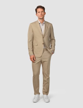 Shaping New Tomorrow - Tech Wool Suit - Sand - Slim - Herre
