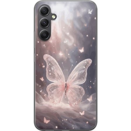 Yhteensopiva Puhelinkuori Samsung Samsung Galaxy A15 5G Perhonen